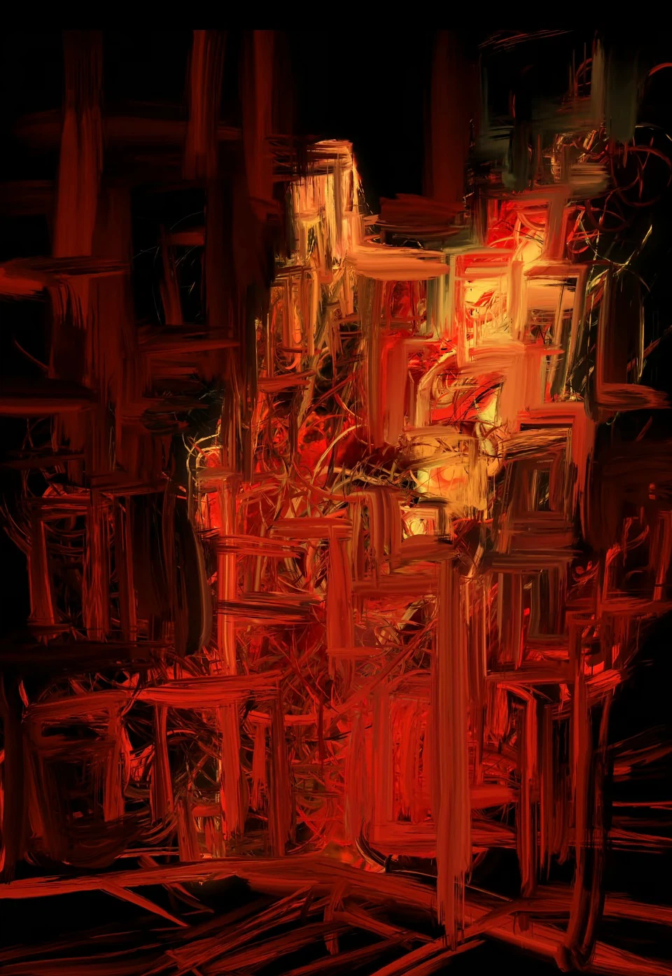 炽红燃烧